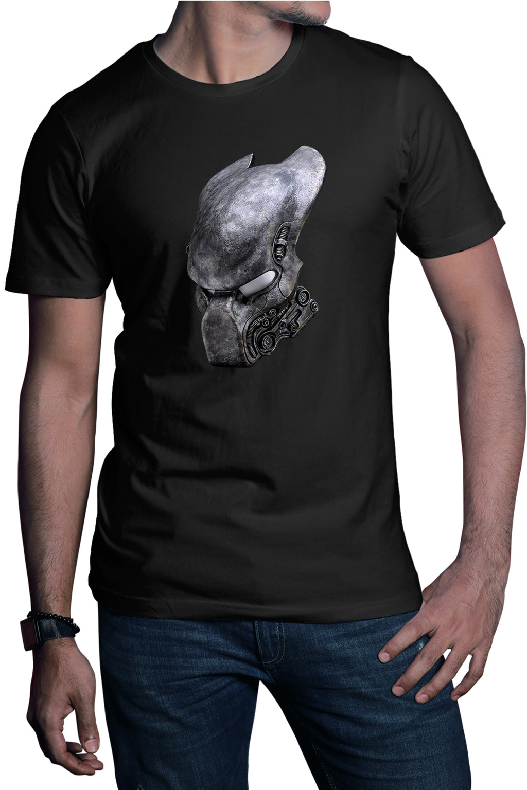 Tricou barbati Predator Alien Queen Action Game Skull