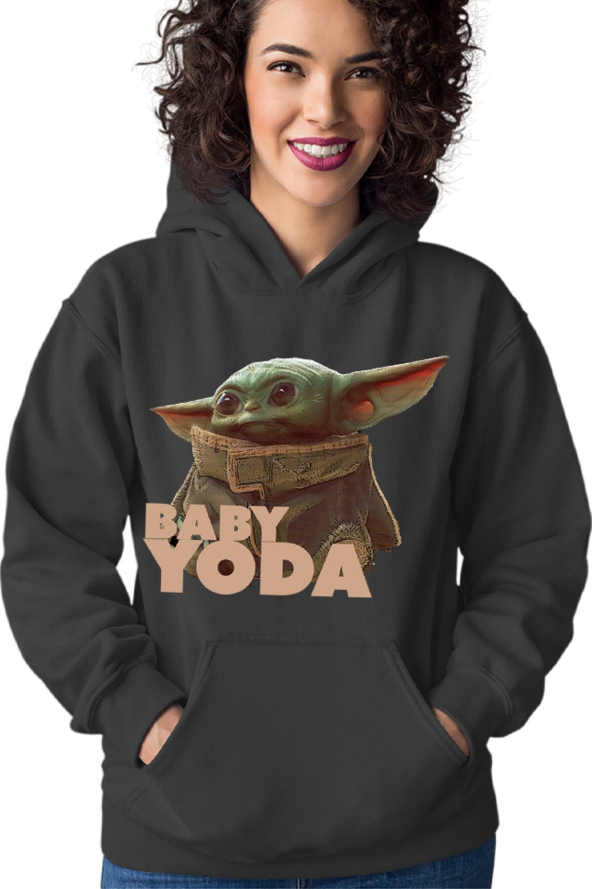 Hanorac dama Baby Yoda Small Star Wars