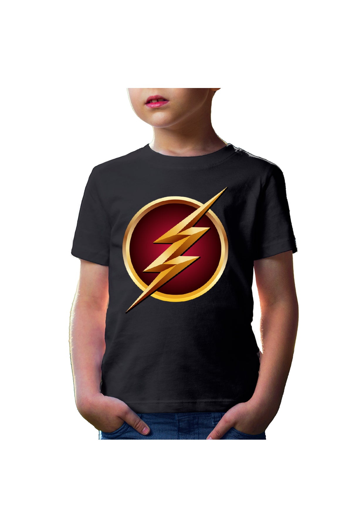 Tricou copii The Flash Logo Superhero Comics Fast Go