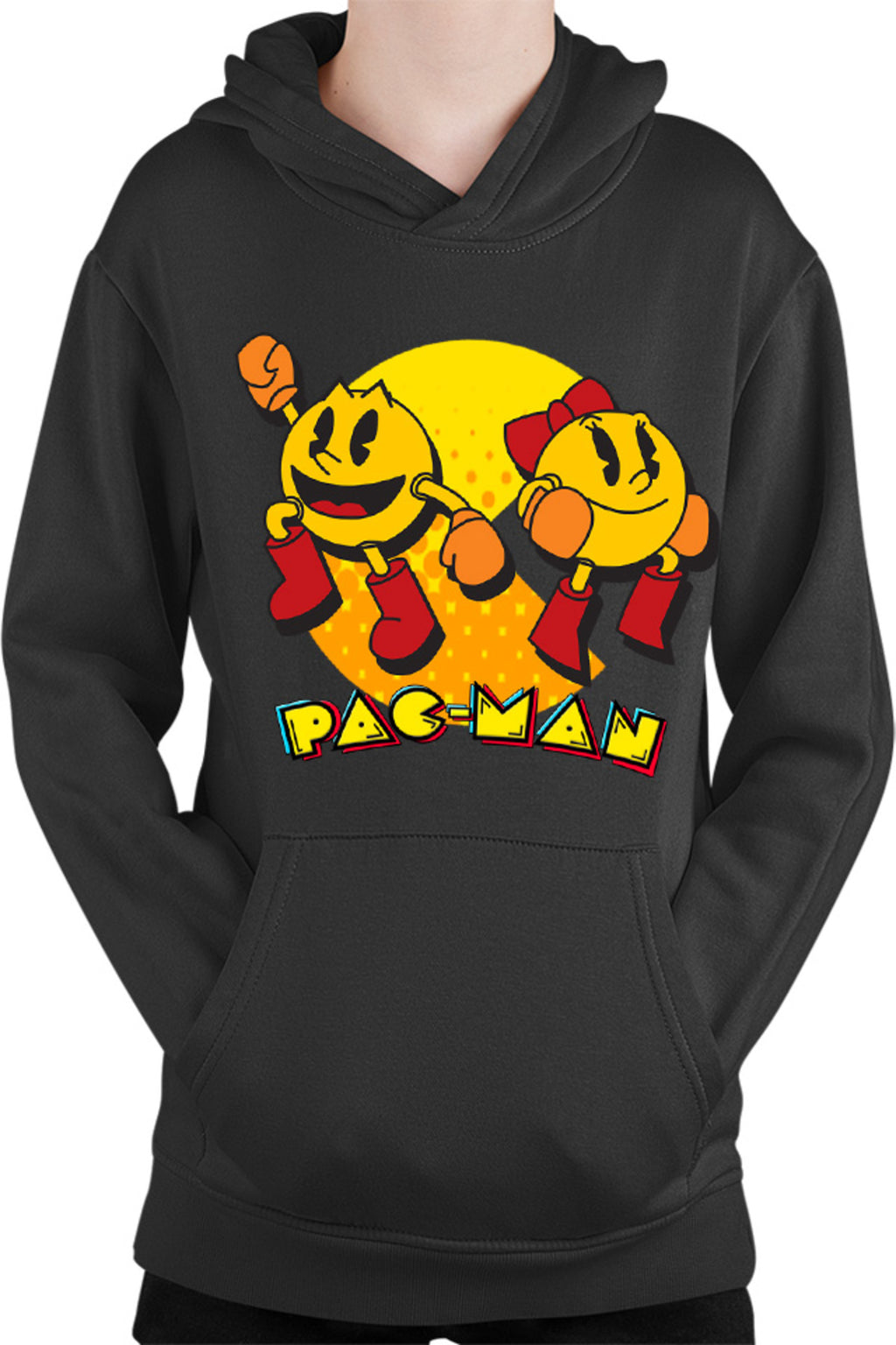 Hanorac copii Pac Man Woman Logo Eat Game