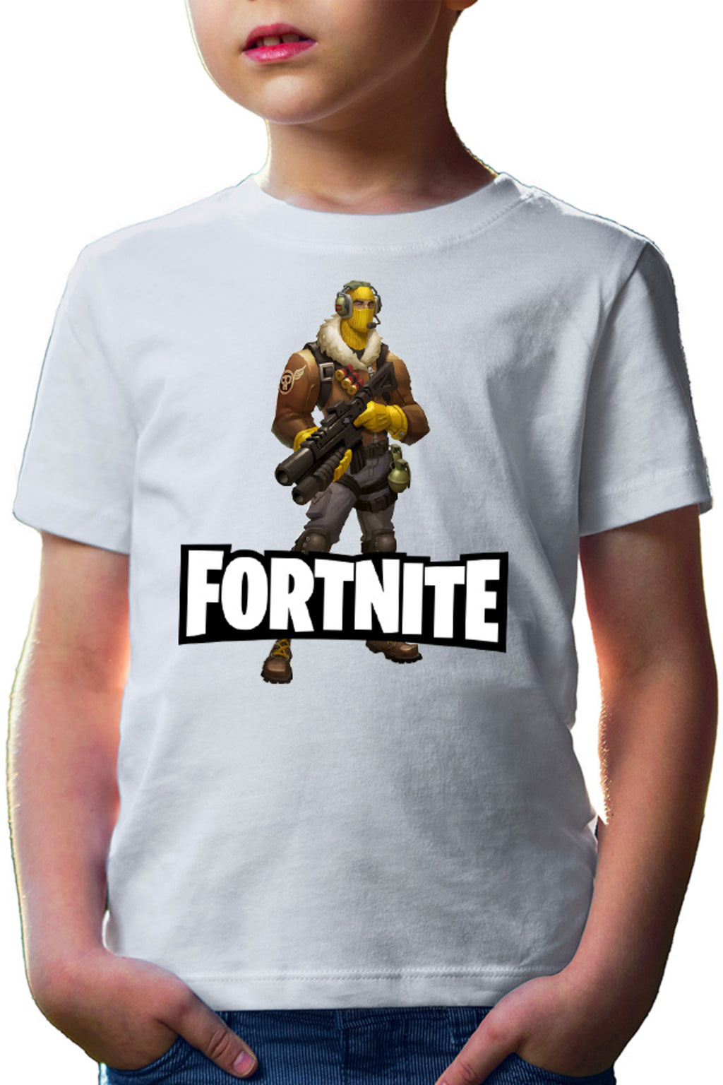 Tricou copii Fortnite Mask Male Arena Zone Gameplay Pro