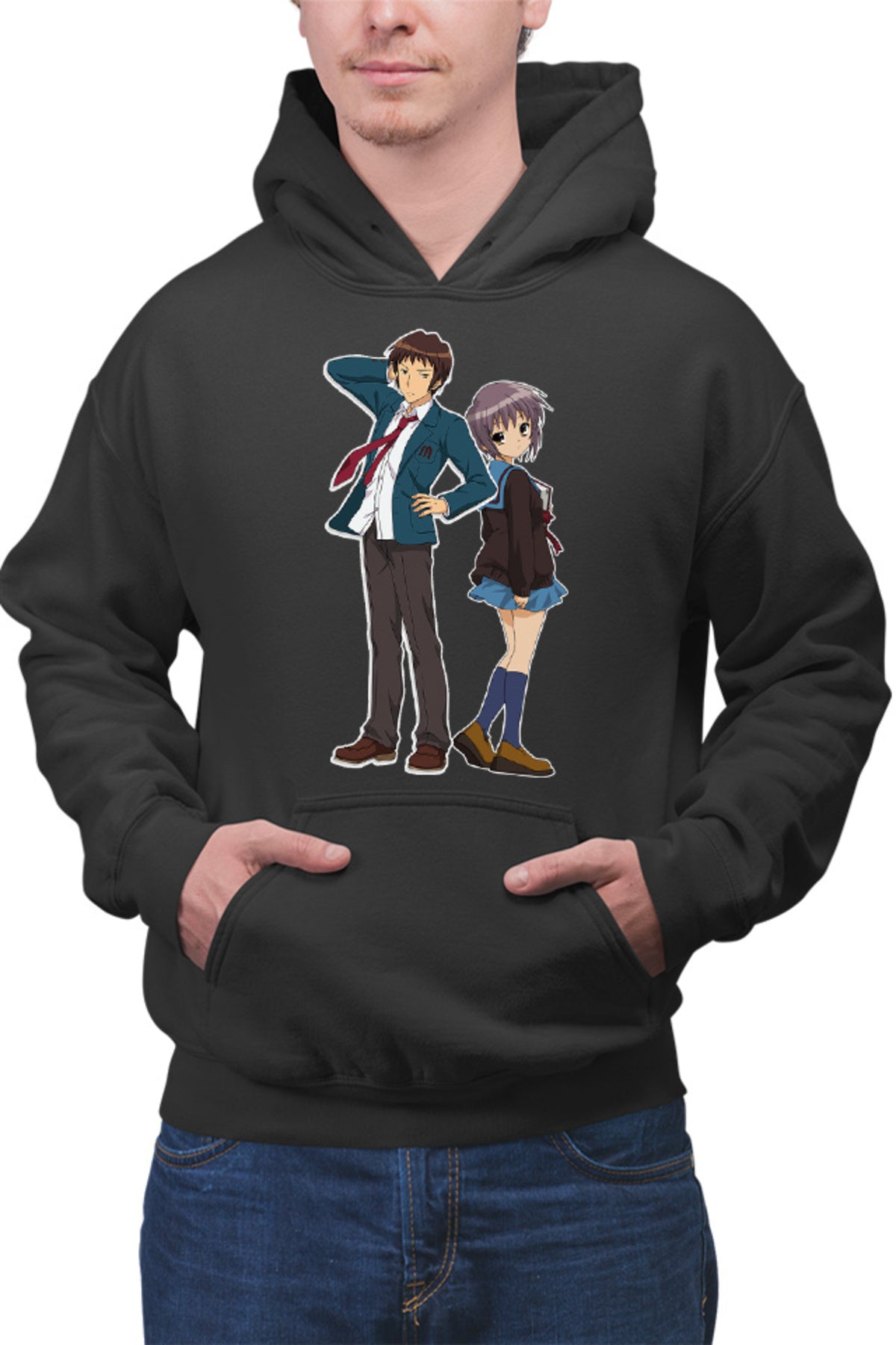 Hanorac barbati Haruhi Suzumiya Itsuki Yuki Club Minecraft Funimation