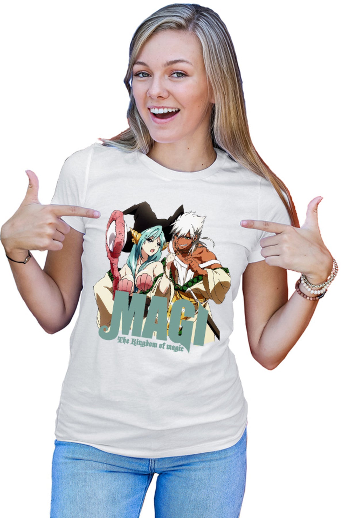 Tricou dama Magi The Labyrinth of Magic Desene Animate Sharrkan Yamraiha