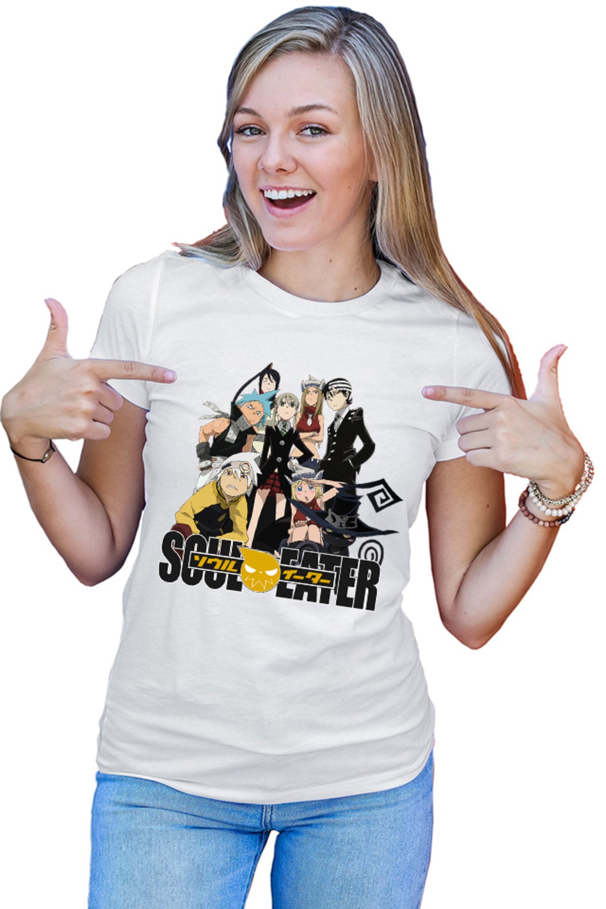 Tricou dama Soul Eater Group Photo Death God Soul