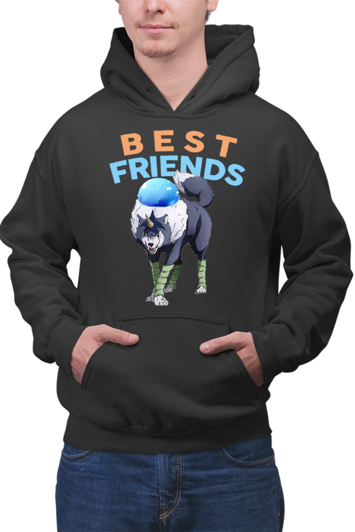 Hanorac barbati TenSura Slime Isekai Ranga Rinmuru Friends Dog