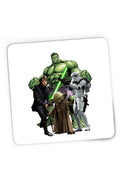 Mousepad Gaming Star Wars Luke Skywalker Incredible Hulk Jedi Yoda, 21x19 cm