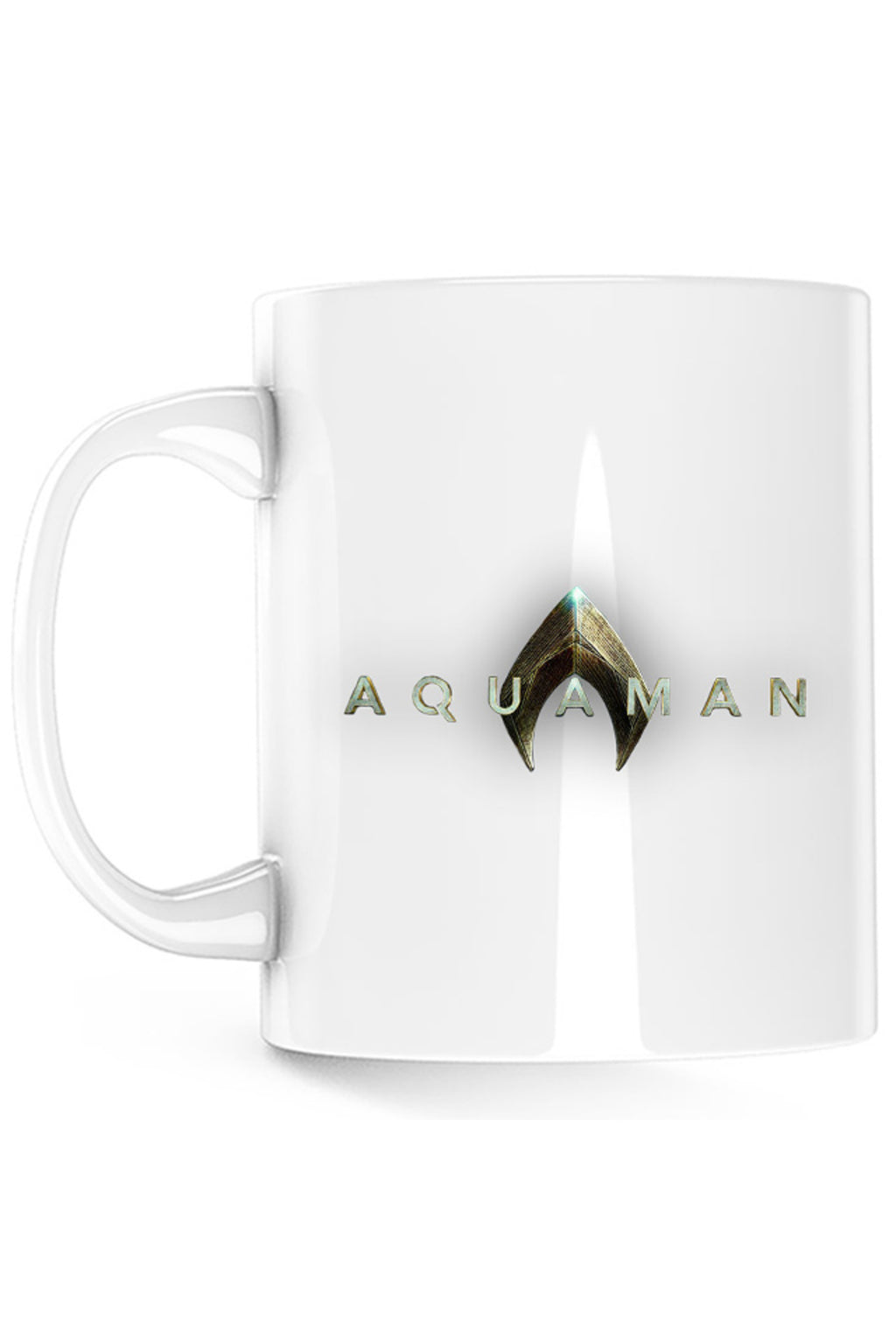 Cana Aquaman Logo DC Comics Warner Bros, alba, 330 ml