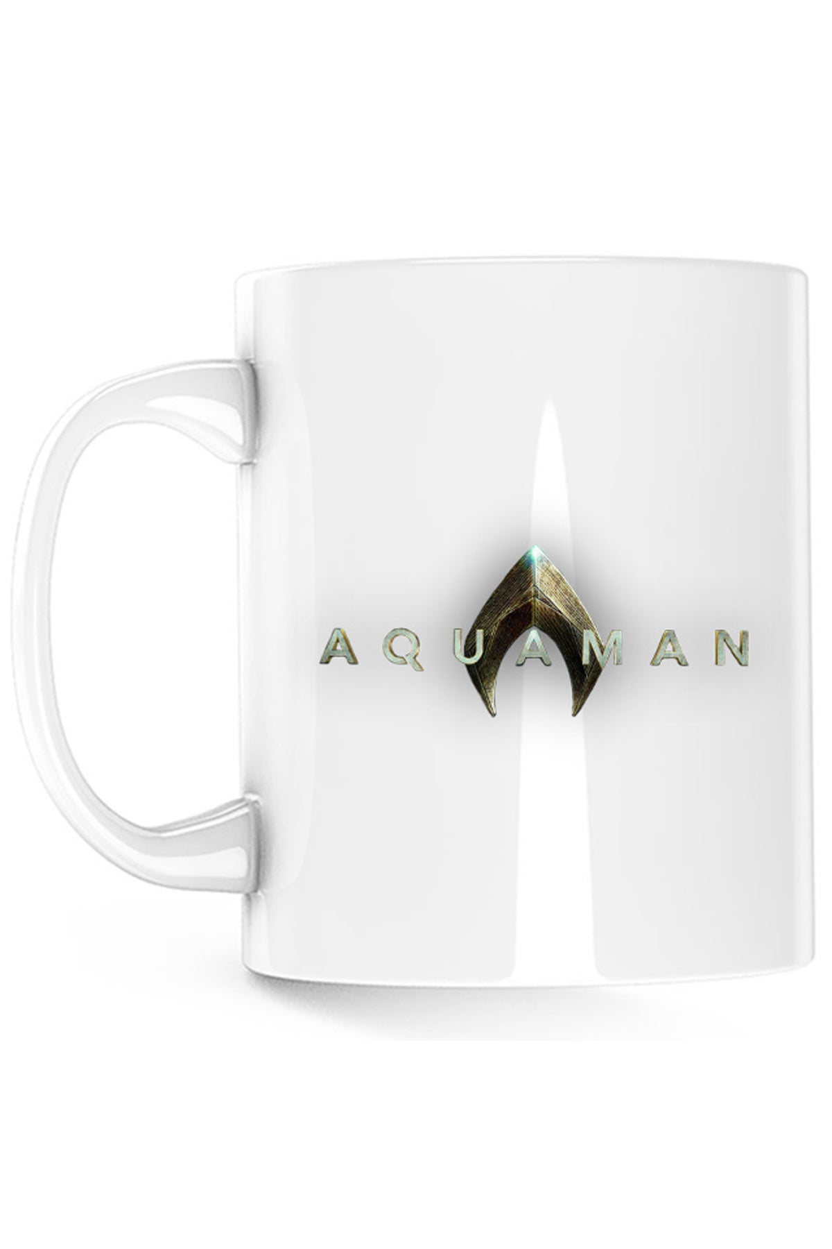 Cana Aquaman Logo DC Comics Warner Bros, alba, 330 ml