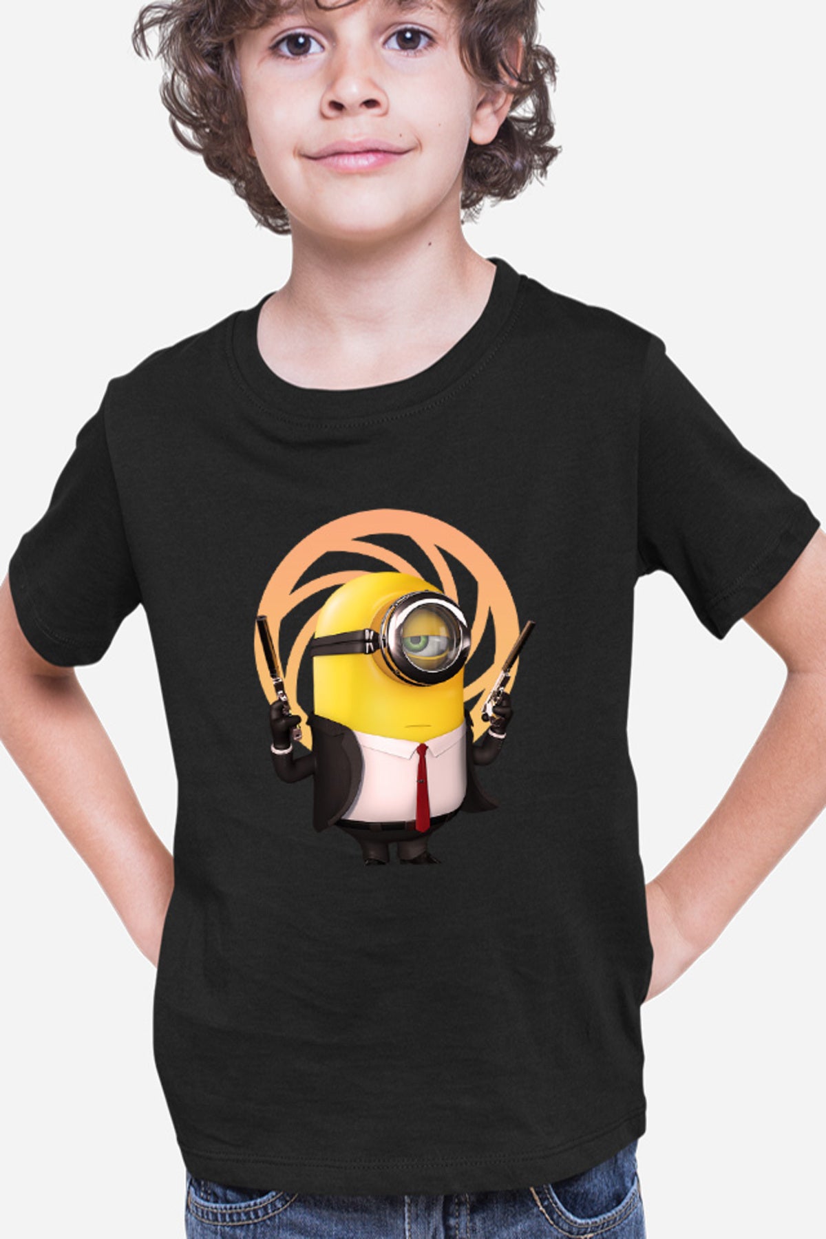 Tricou copii James Bond Minions Funny Animation