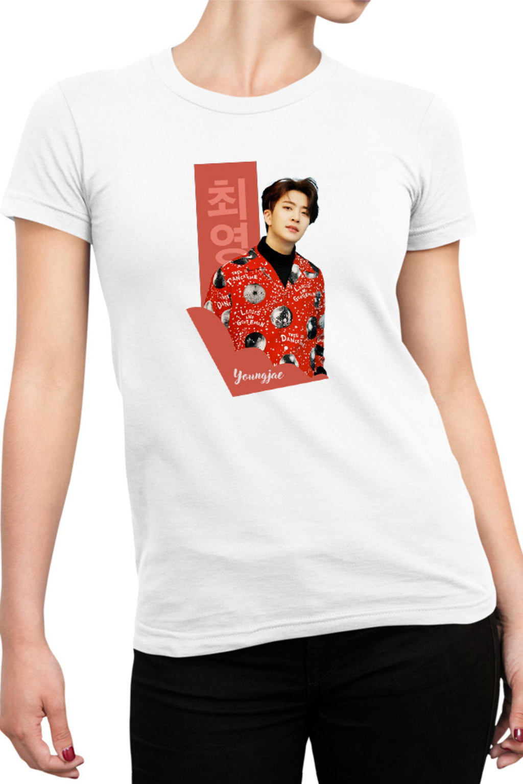 Tricou dama Got7 Youngjae Straight Up To The Moon Song Vocalist Leader