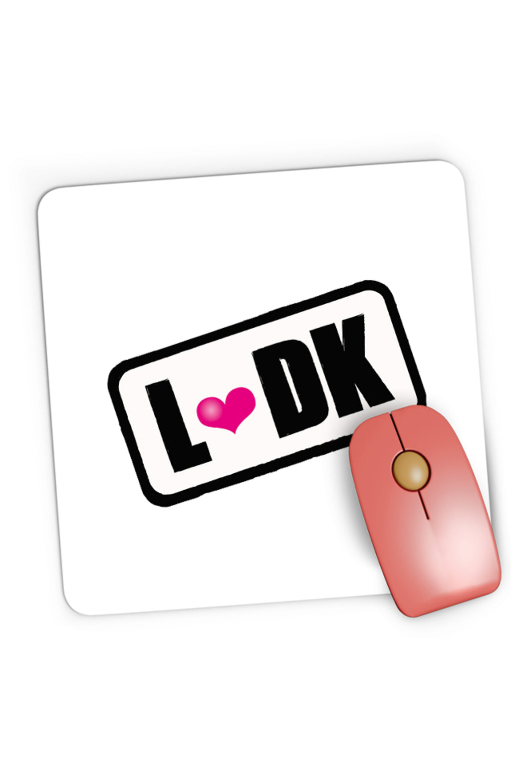Mousepad Gaming LDK Logo Romance Slice of Life Teens, 21x19 cm
