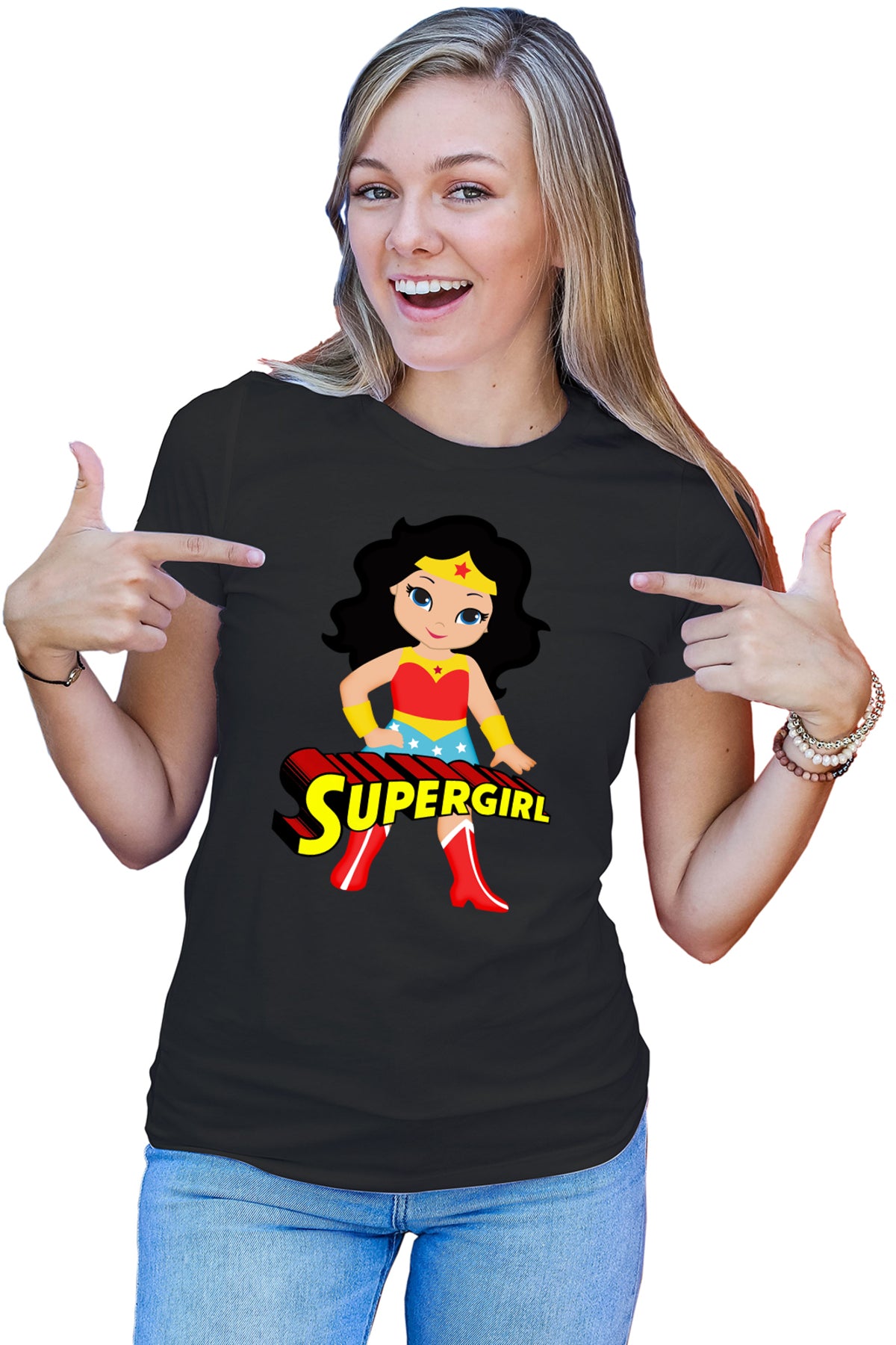Tricou dama Superman Diana Prince Superwoman Supergirl