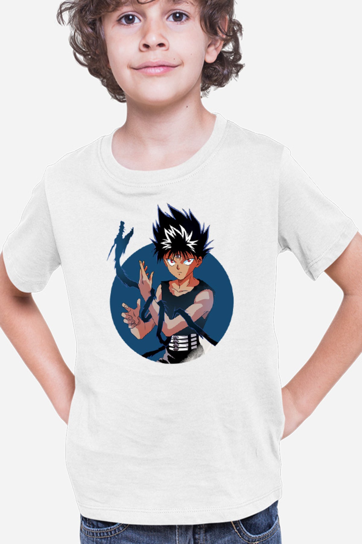 Tricou copii Yu Yu Hakusho Hiei Third Eye Last Ability Dragon
