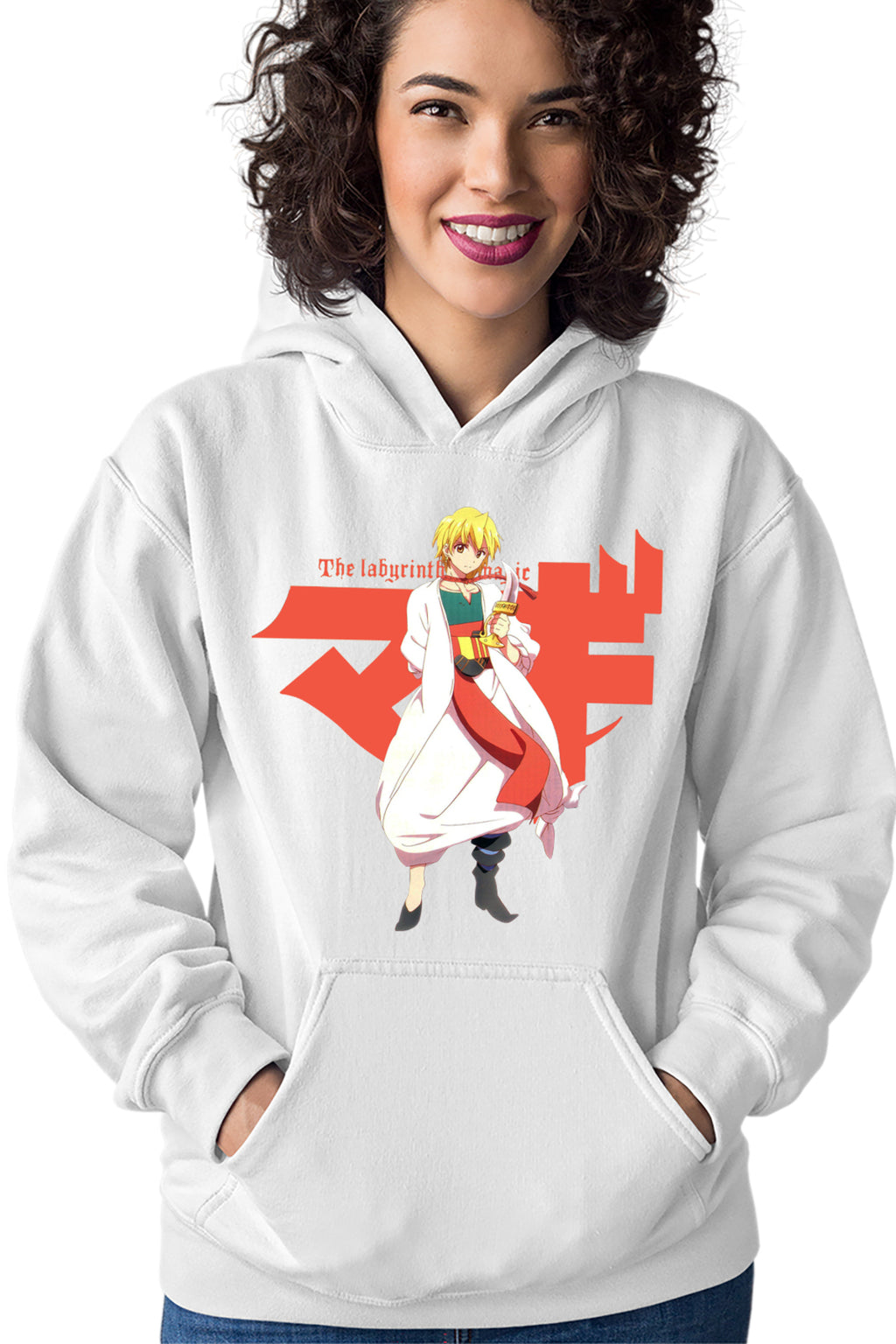 Hanorac dama Magi The Labyrinth of Magic Alibaba Orange Character Pose