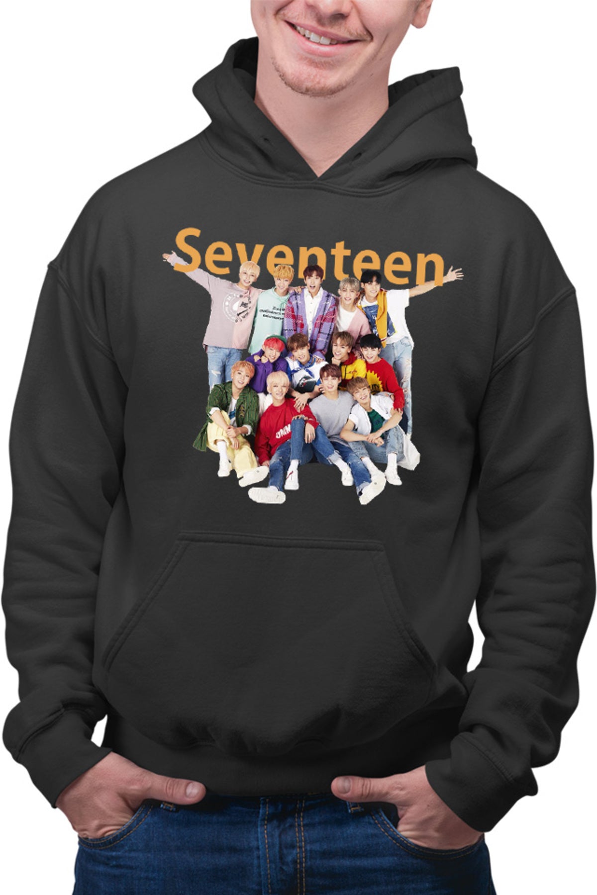 Hanorac barbati Seventeen Group Members Fan Page Boys K-Pop