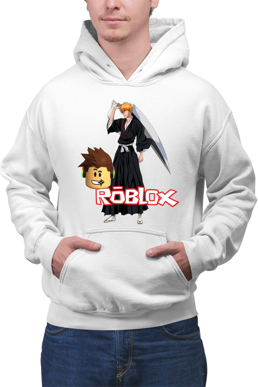 Hanorac barbati Bleach Ichigo Roblox Samurai Studio Home