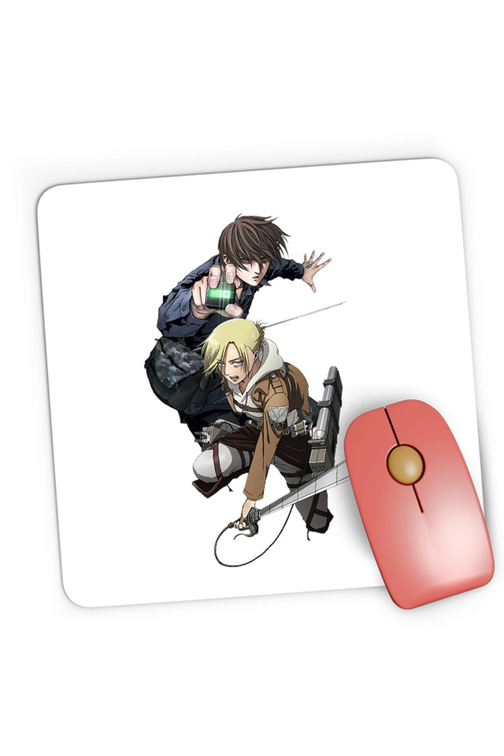 Mousepad Gaming Btooom! Sakamoto Ryouta AOT Annie Fight Monsters Sci-fi Cosplay, 21x19 cm