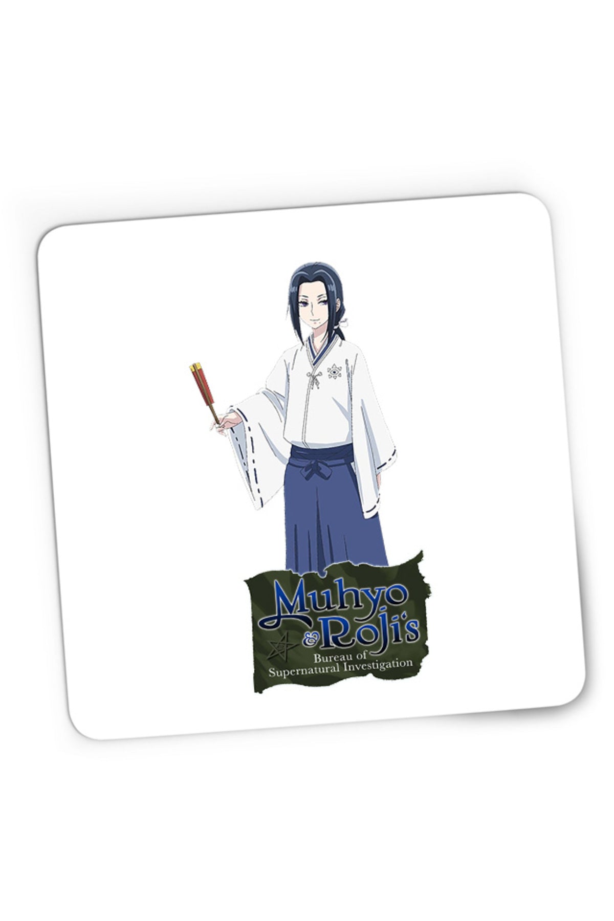 Mousepad Gaming Muhyo Roji Goryo Hakama Traditional Fan Japan Anime, 21x19 cm