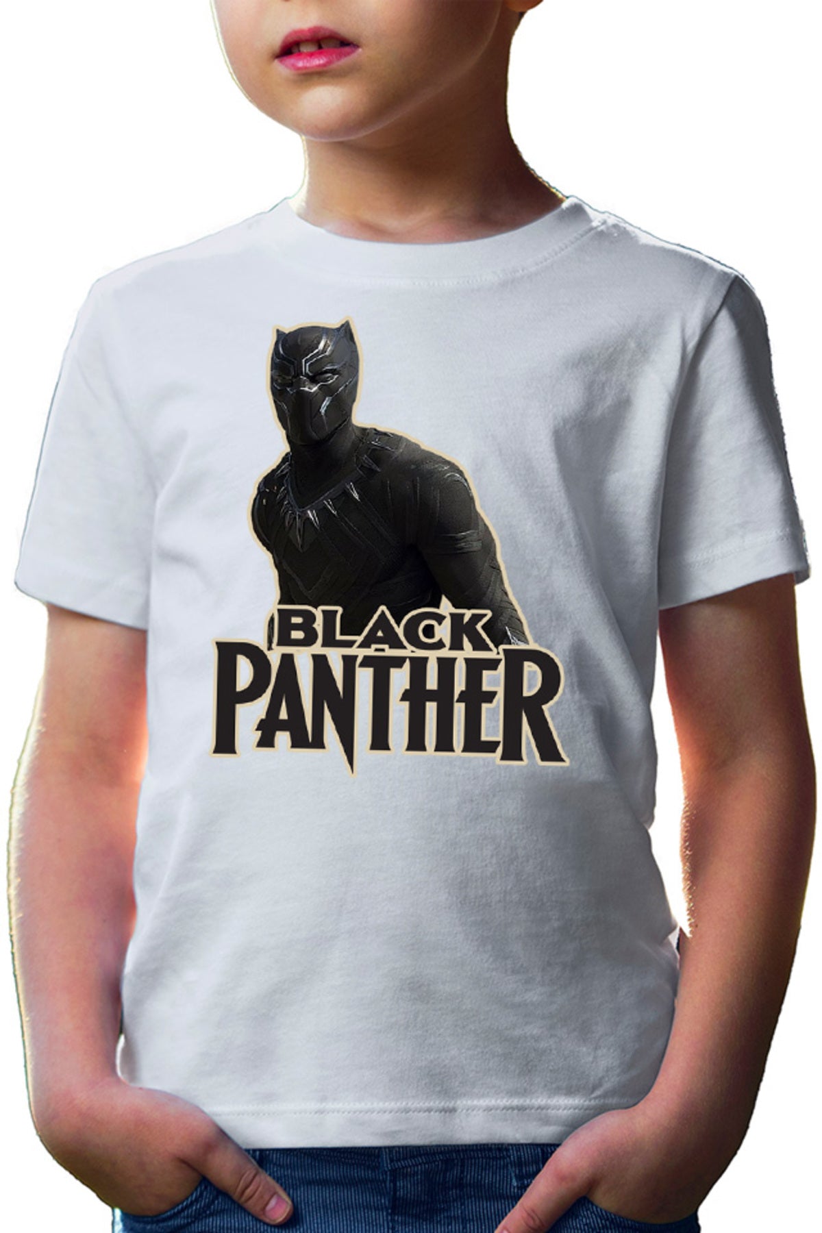 Tricou copii Black Panther Logo Save World Hero Protect