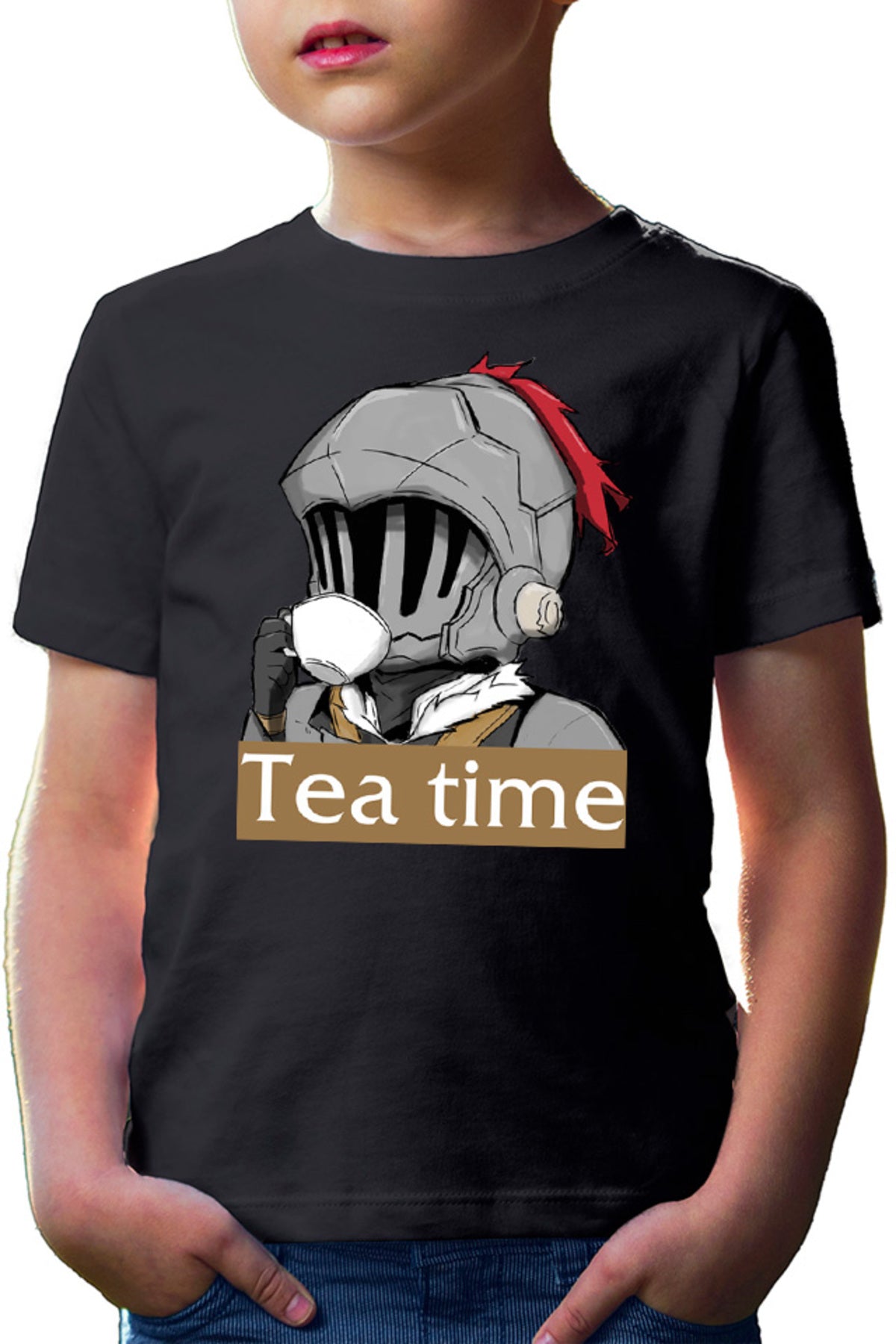 Tricou copii Goblin Slayer Tea Time Break Anime Rapid Armor Bebe