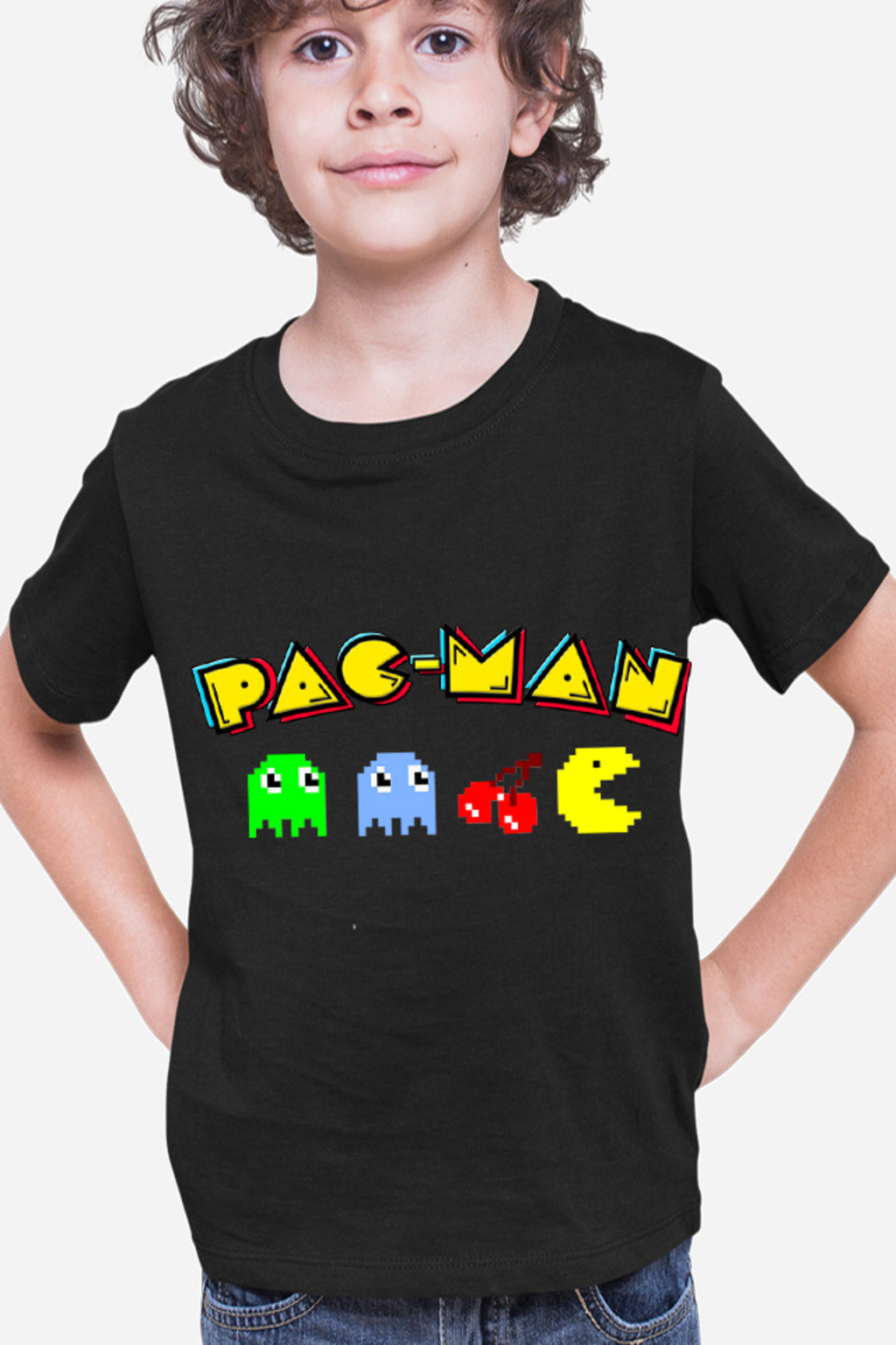 Tricou copii Pac Man Arena Game Pixels Vintage