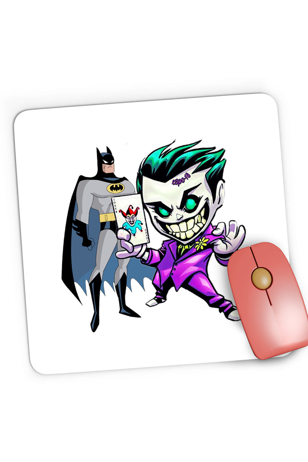Mousepad Gaming Batman Vs Joker Bruce Death Metal, 21x19 cm