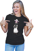 Tricou dama Muhyo Roji Kurotori Rio Paranormal Ghost Exorcist Glasses