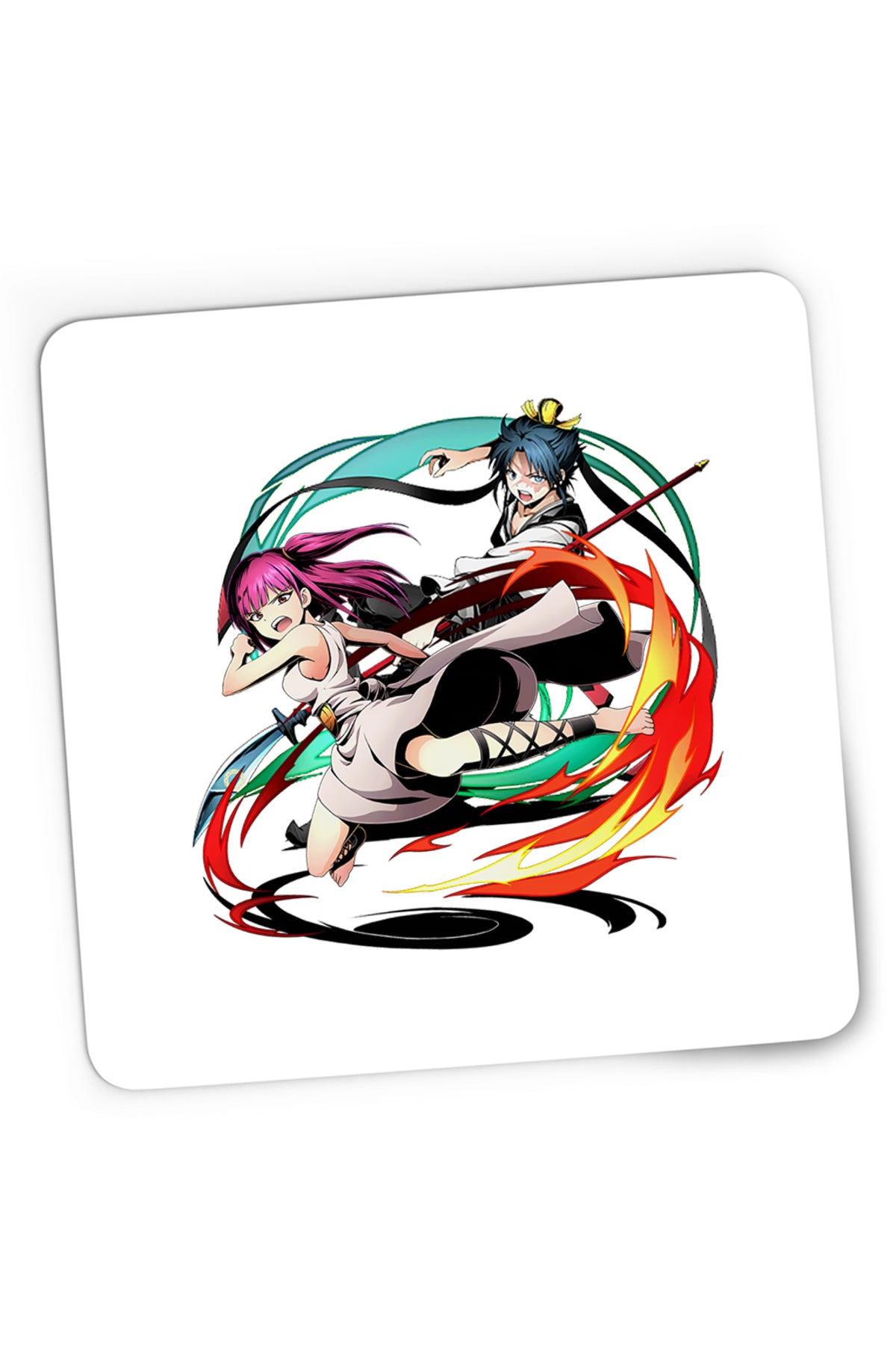 Mousepad Gaming Magi The Labyrinth of Magic Animeuri Fight Hakuryuu, 21x19 cm