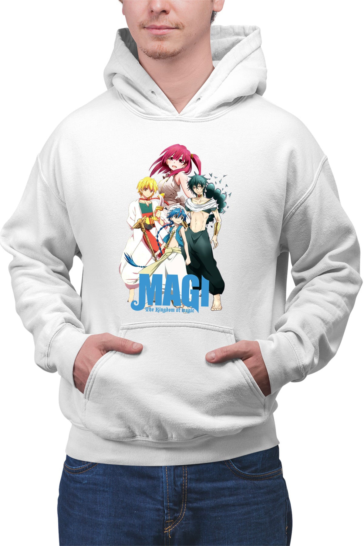 Hanorac barbati Magi The Labyrinth of Magic Alladin Friends Anime