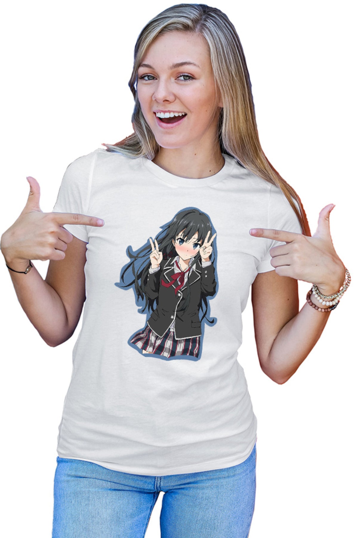 Tricou dama OreGairu Yukino Yukinoshita Wind Kuundere Manga