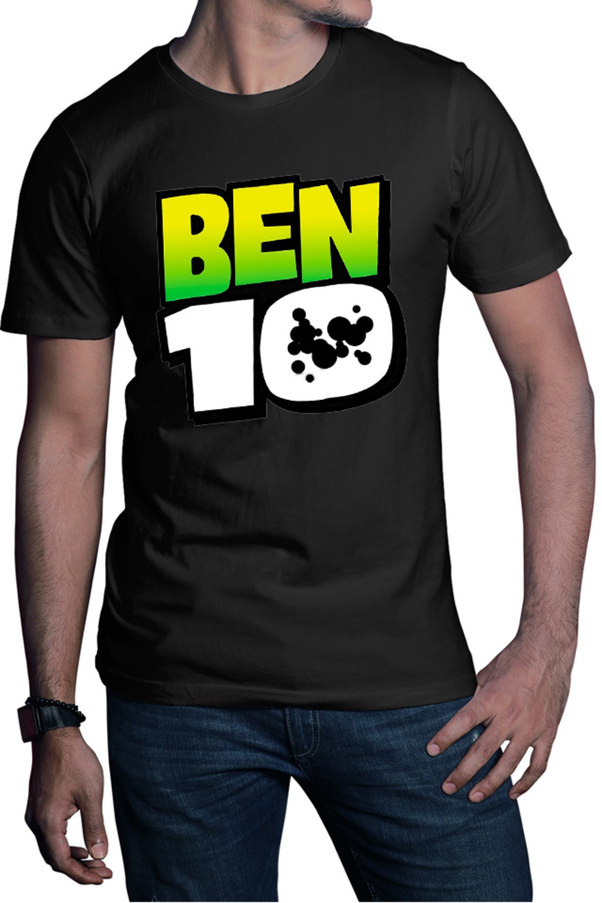 Tricou barbati Ben 10 Logo Cartoon American Animation Teen Comedy