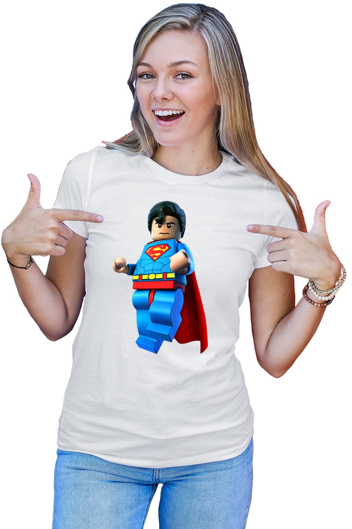 Tricou dama Superman Heroes Technic Duplo Ninjago