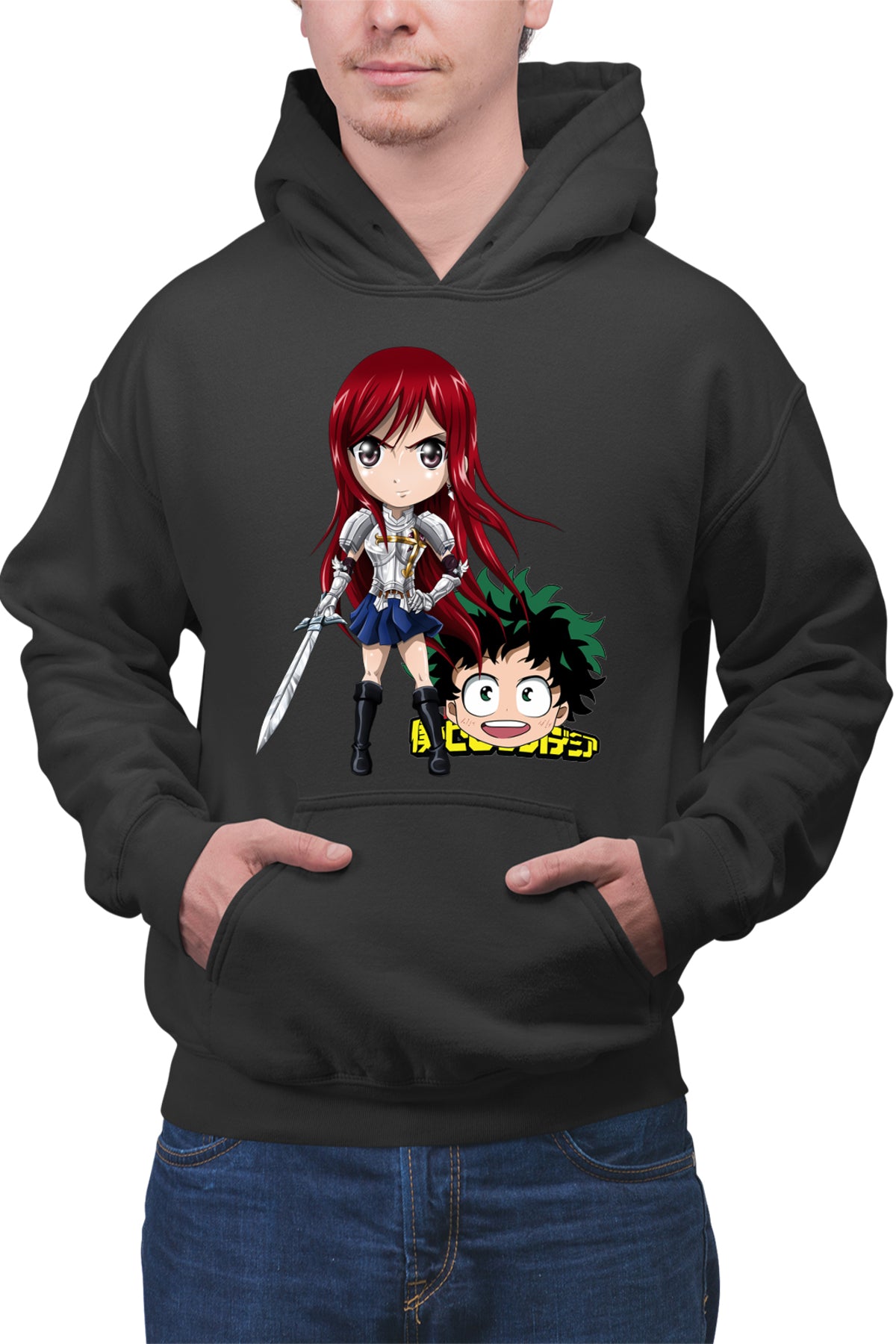 Hanorac barbati Fairy Tail Erza Deku My Hero Academia