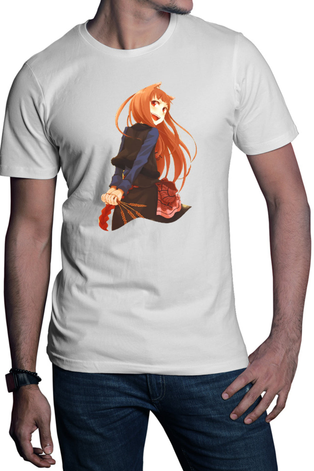 Tricou barbati Spice And Wolf Holo Naruto Songoku