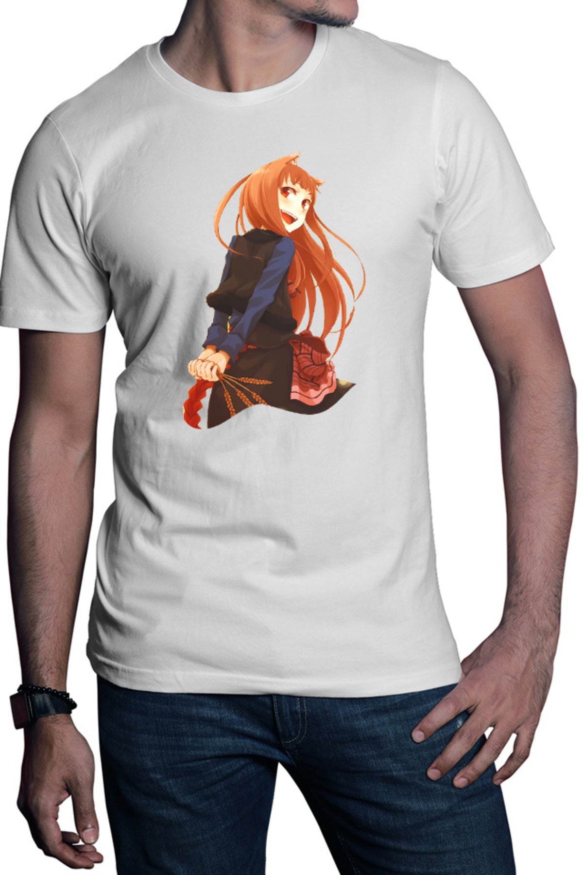 Tricou barbati Spice And Wolf Holo Naruto Songoku