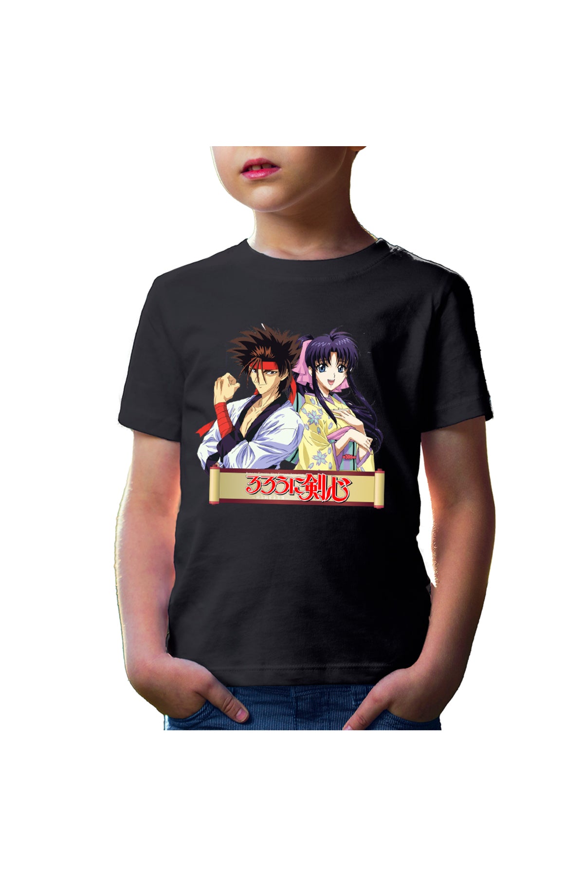 Tricou copii Rurouni Sanosuke Kaori Nobuhiro Watsuki