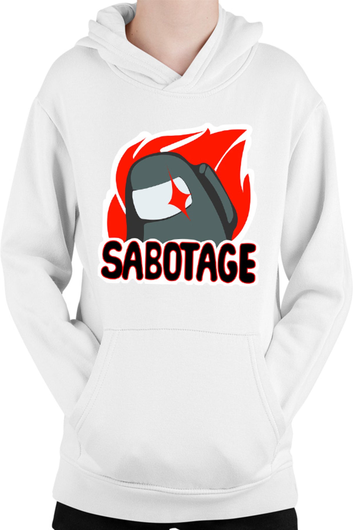 Hanorac copii Among Us Sabotage Crew Space Station Task Vent