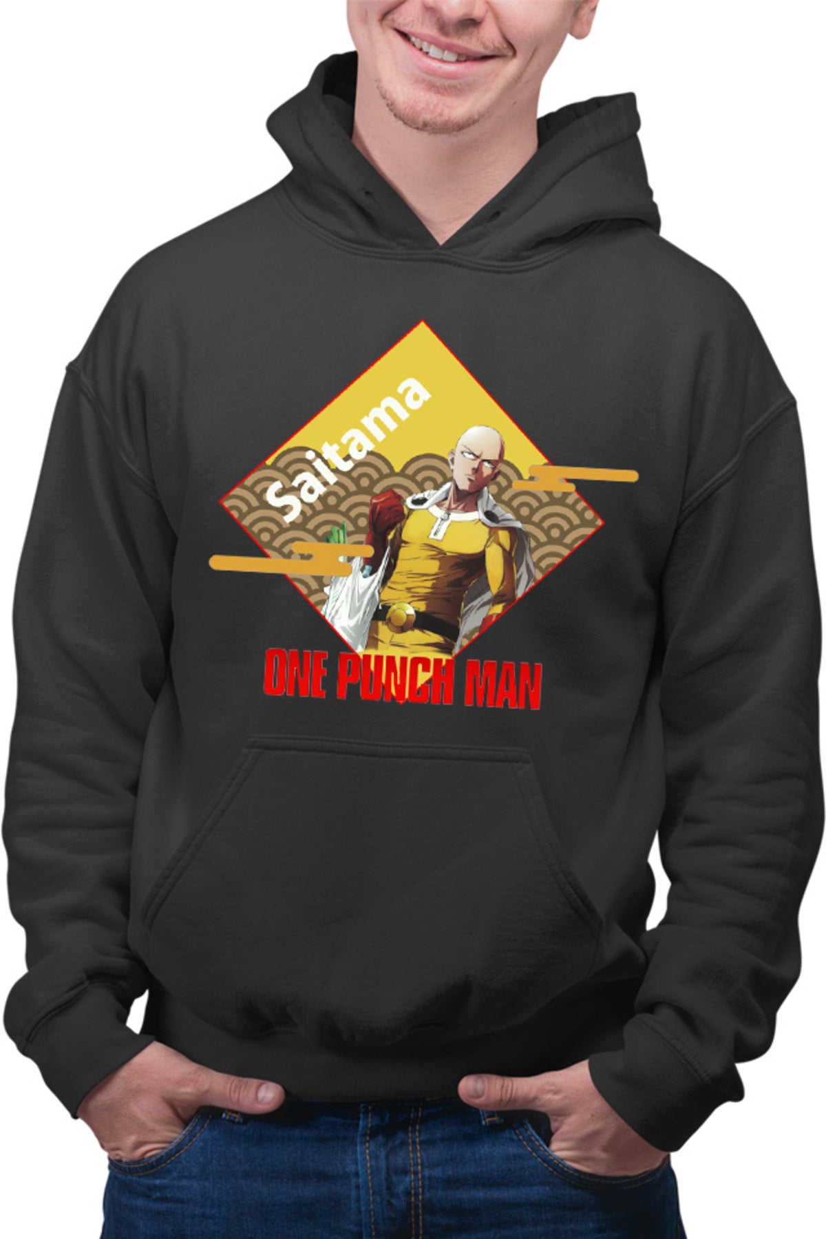 Hanorac barbati One-Punch Man Super Hero Powers Psychotic