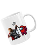 Cana Thor Among Us Suspicious Vent Hammer Gameplay Puzzle, alba, 330 ml