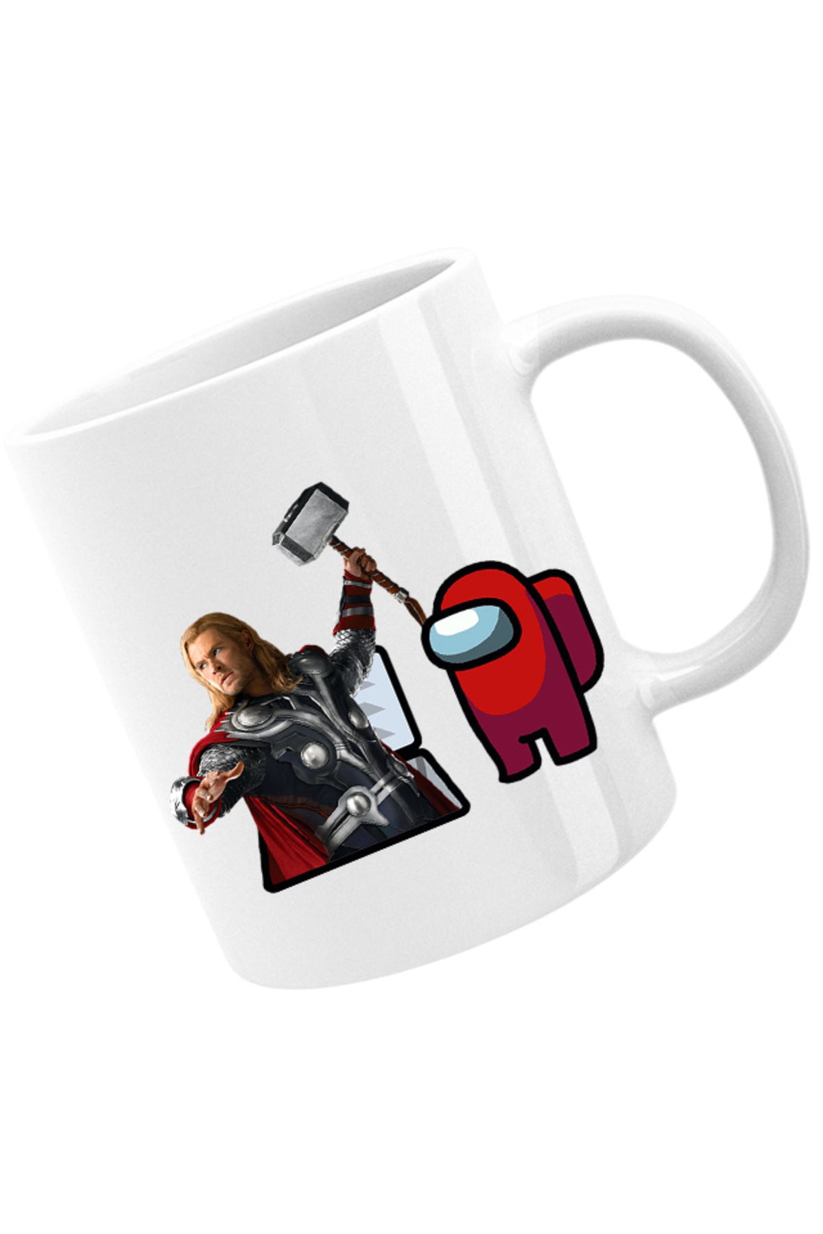Cana Thor Among Us Suspicious Vent Hammer Gameplay Puzzle, alba, 330 ml