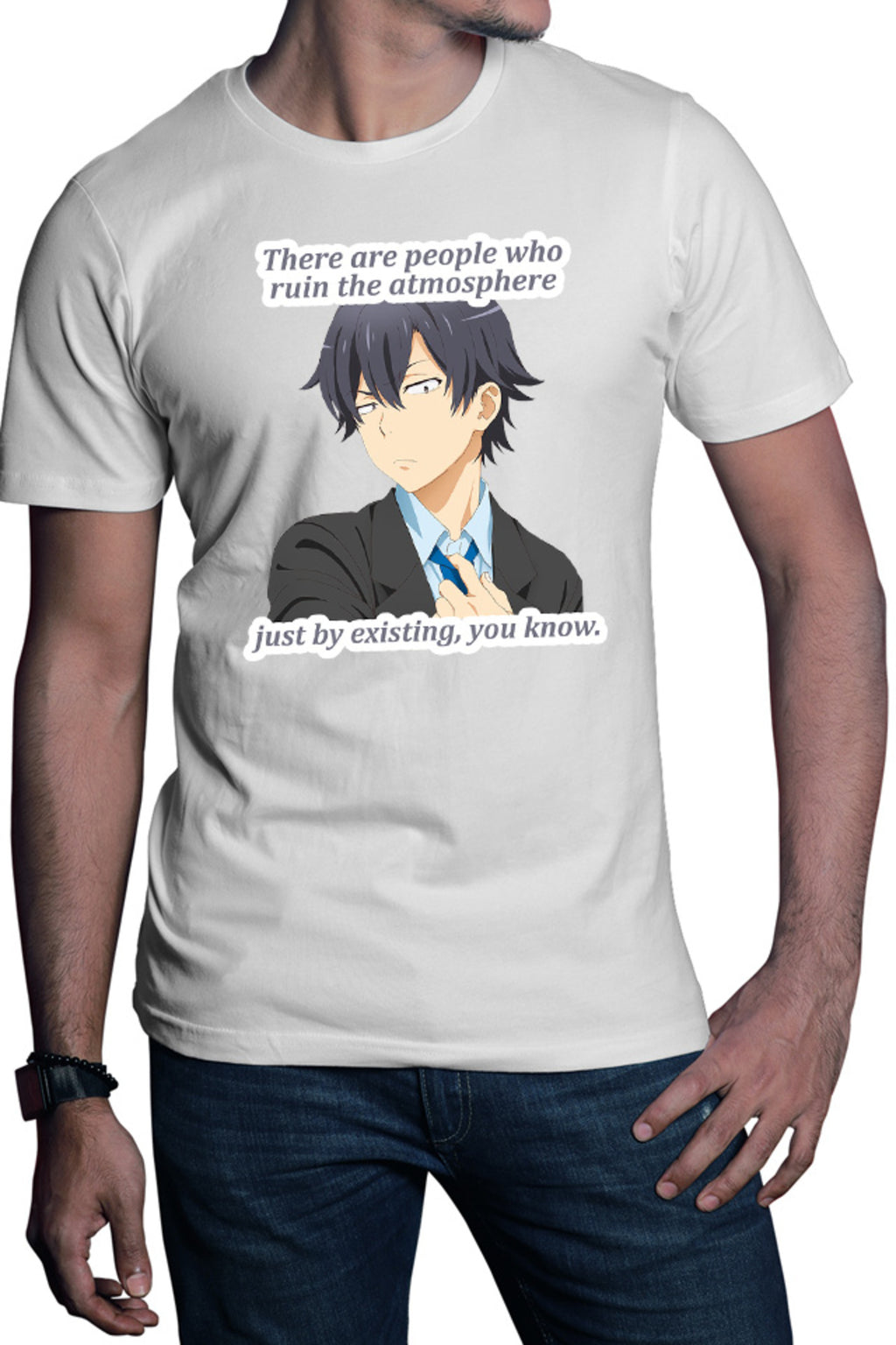 Tricou barbati OreGairu Hikigaya Cosplay Japan Trip