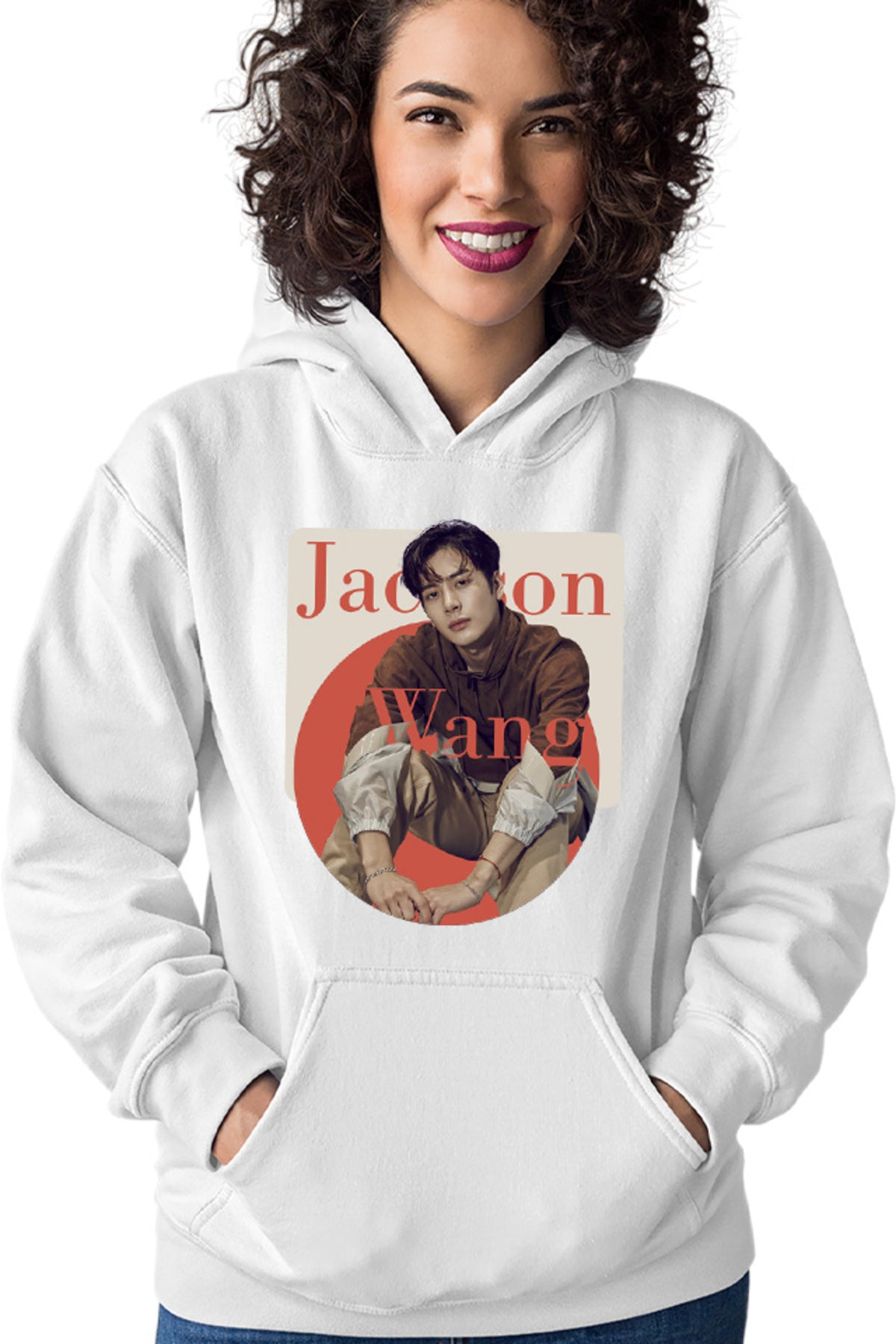 Hanorac dama Got7 Jackson Wang Chinese Rapper Dancer Multi Talent