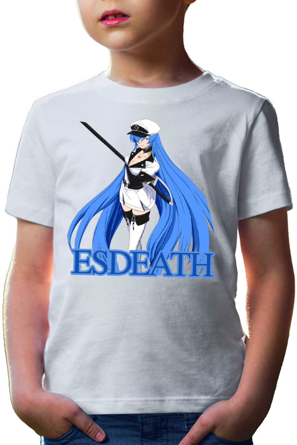 Tricou copii Akame ga Kill Esdeath Spadasin Otaku Bishoujo Gore