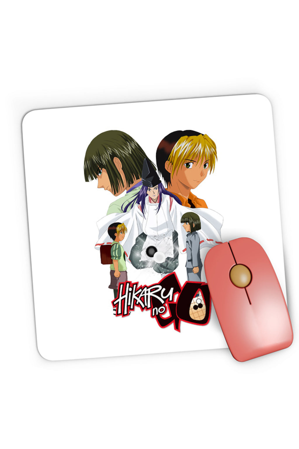 Mousepad Gaming Hikaru no Go Akira Fujiwara Supranatural Comedy Manga, 21x19 cm