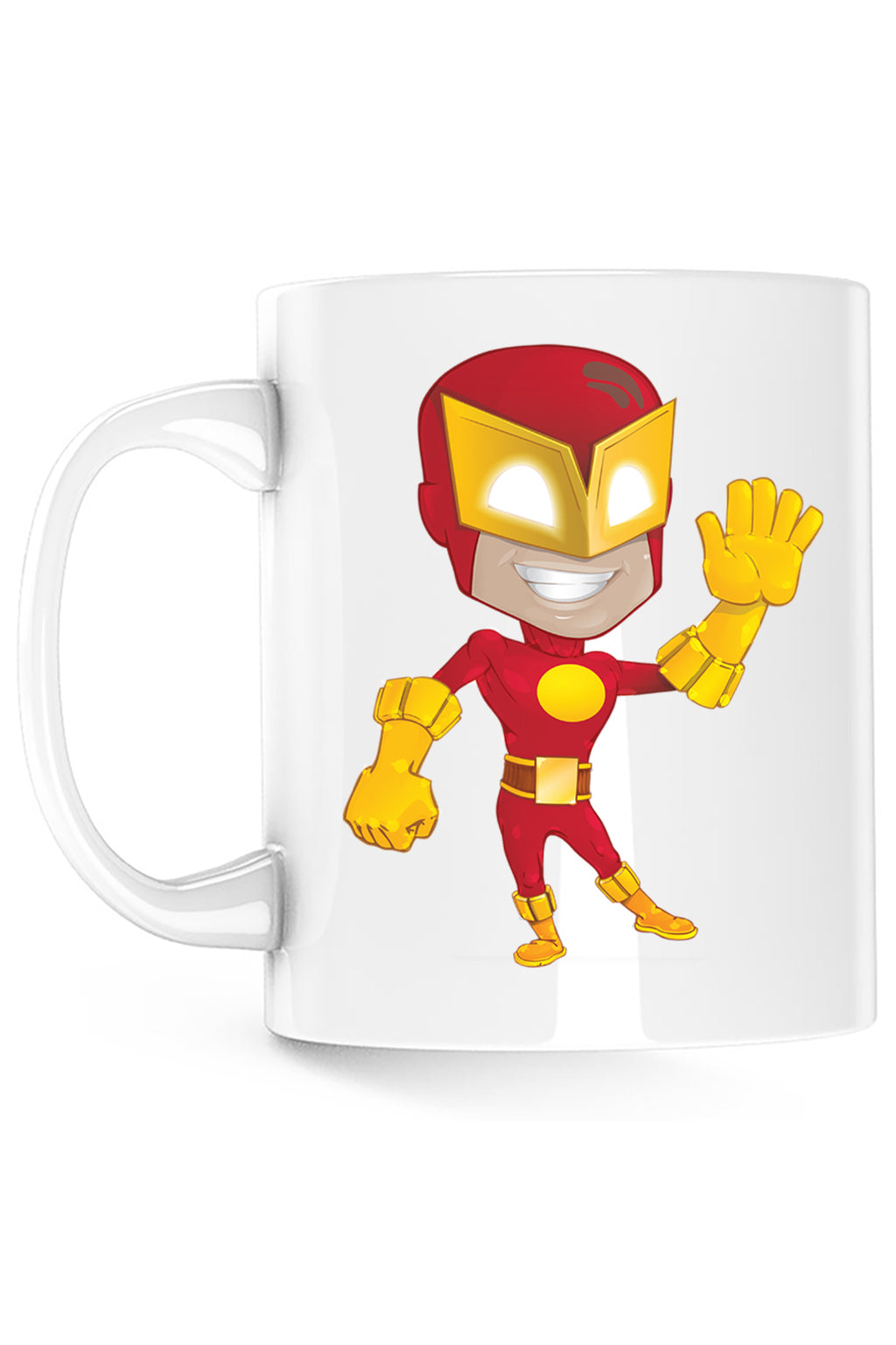 Cana The Flash Superhero Cartoon Comics, alba, 330 ml