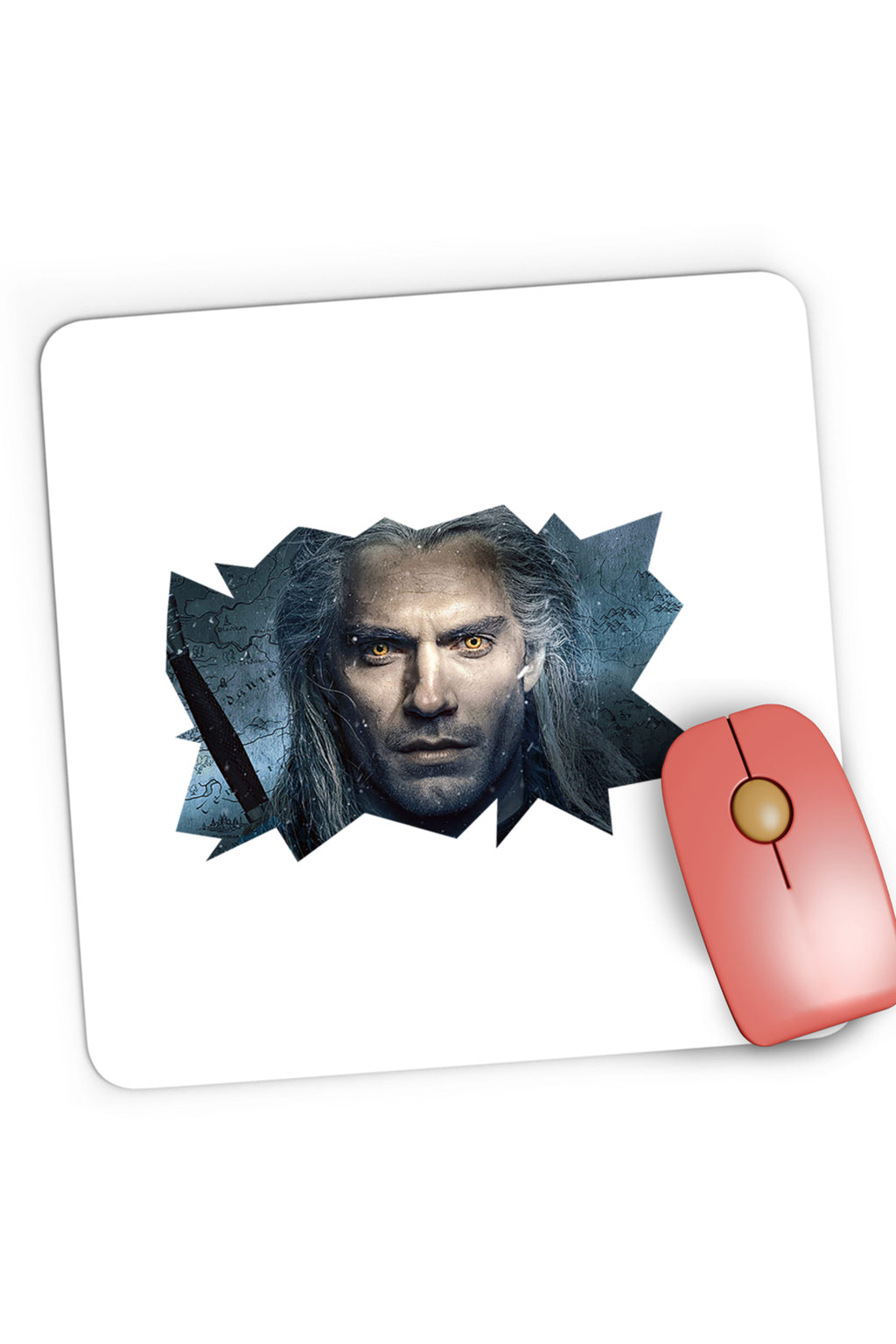 Mousepad Gaming The Witcher Fantasy Game Story Witch Hunt, 21x19 cm