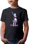 Tricou copii Re Zero REM Oyasumi Otaku Sleep Maiden Tired