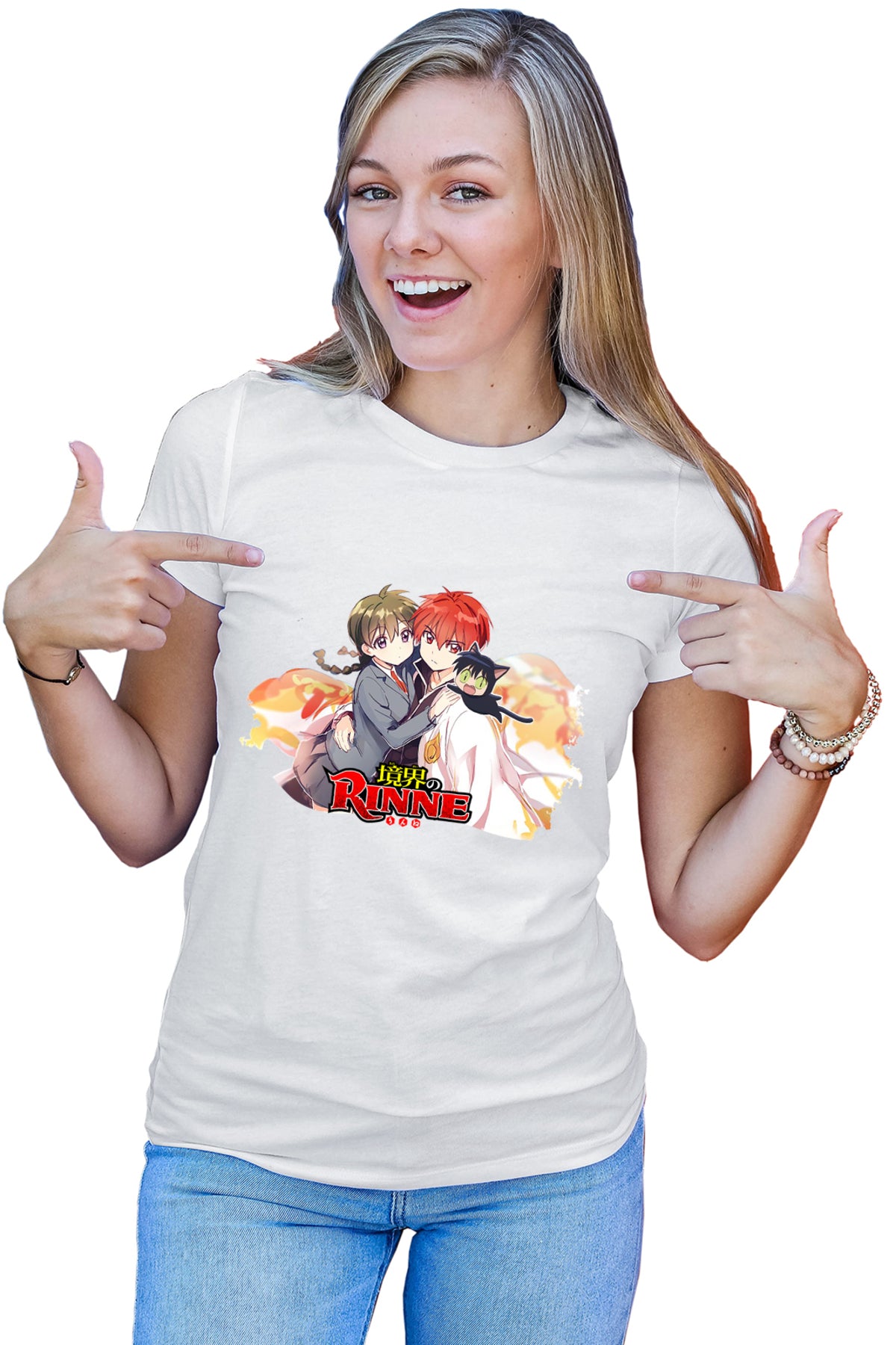 Tricou dama Rin-ne Rin Sakura Cat Rumiko Takahashi