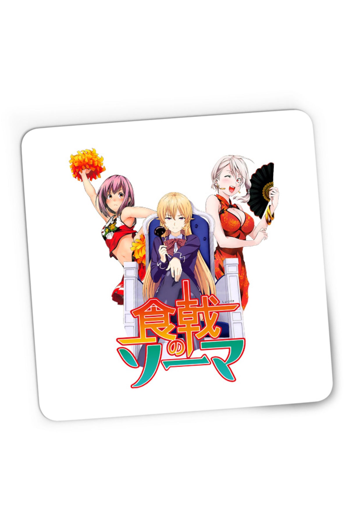 Mousepad Gaming Food Wars Erina Alice Hisato Fan Anime Shokugeki, 21x19 cm