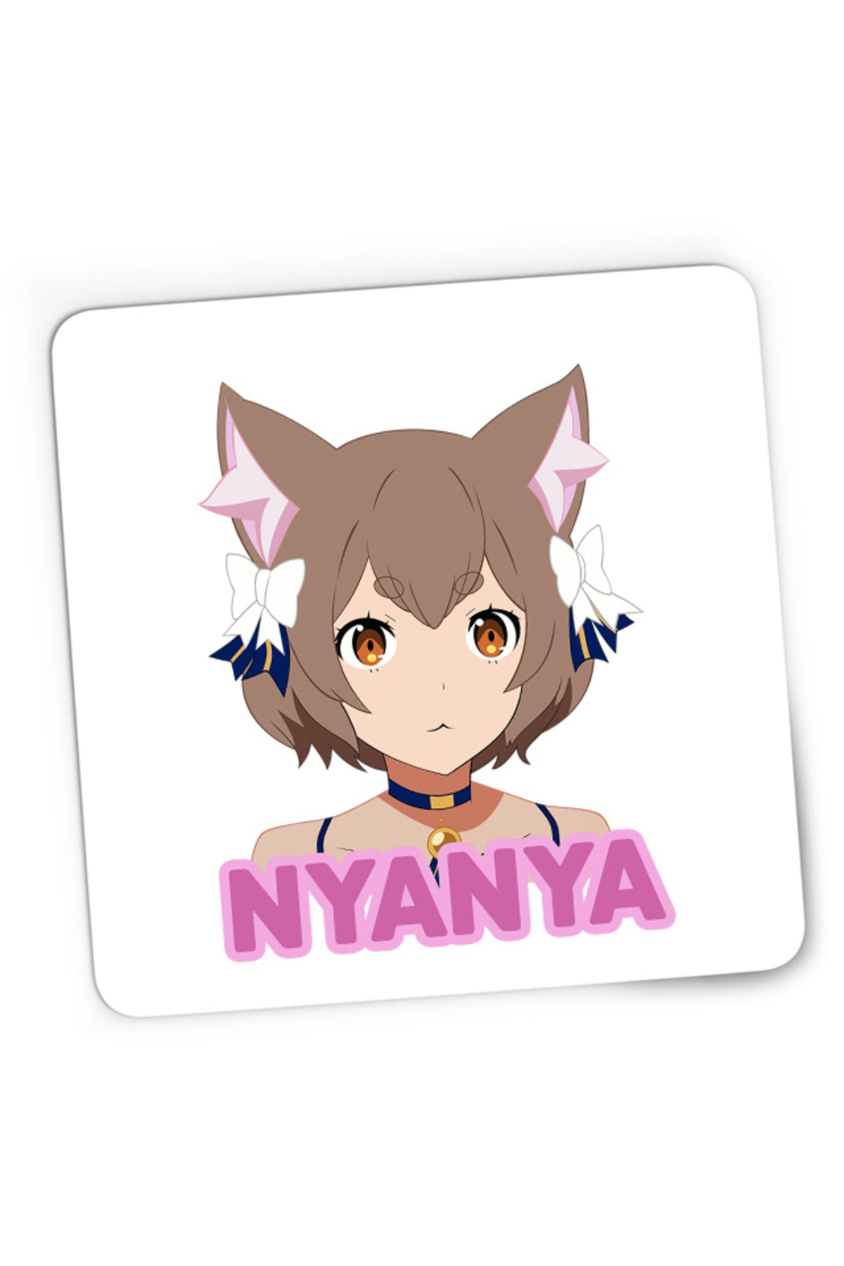 Mousepad Gaming Re Zero Felix Cat Nya Kawaii Magic Youtube, 21x19 cm